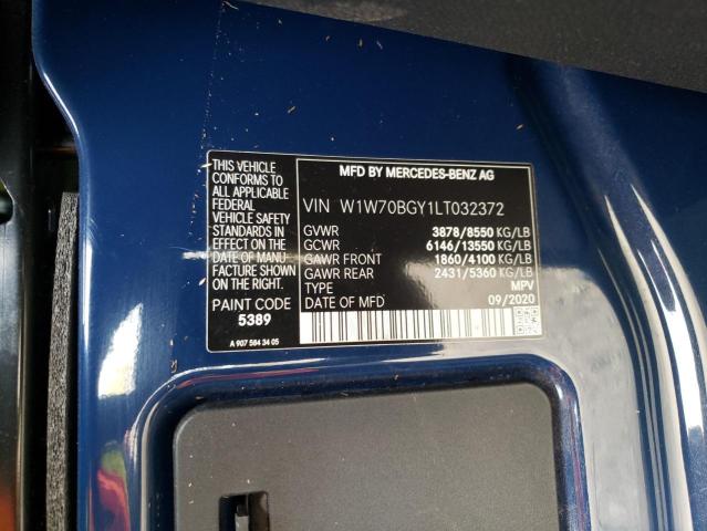 2020 MERCEDES-BENZ SPRINTER 1 W1W70BGY1LT032372