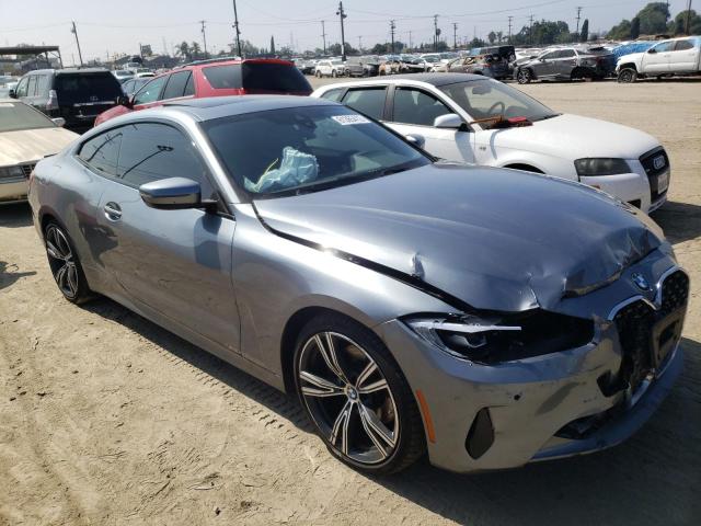 Salvage cars for sale from Copart Los Angeles, CA: 2021 BMW 430I