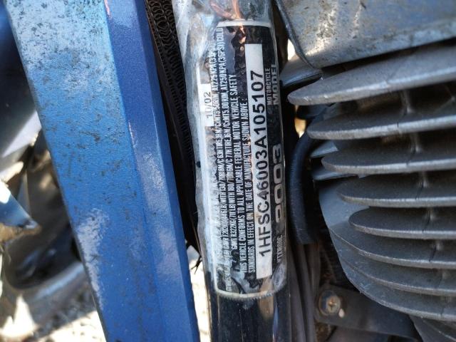 2003 HONDA VTX1800 C 1HFSC46003A105107