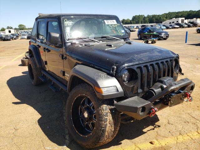 Salvage cars for sale from Copart Longview, TX: 2019 Jeep Wrangler U