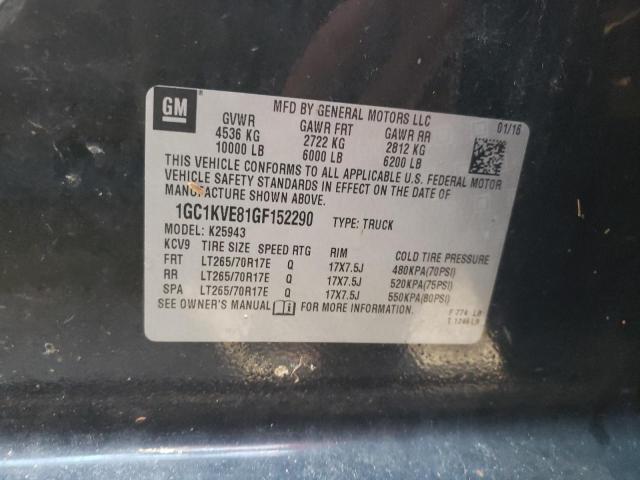 2016 CHEVROLET 2500 HD 1GC1KVE81GF152290