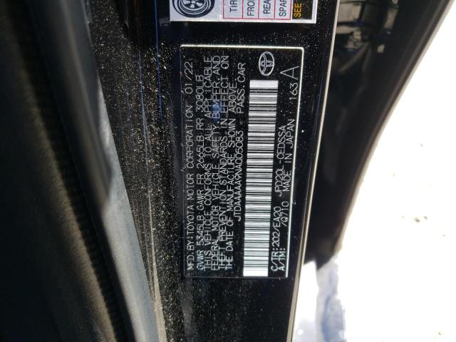 2022 TOYOTA MIRAI LE JTDAAAAA9NA005083