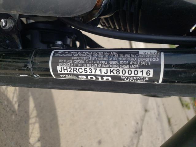 2018 HONDA VT750 C2B JH2RC5371JK800016