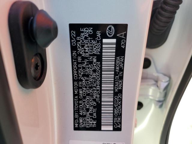2022 LEXUS UX 200 BAS JTHP3JBHXN2052924