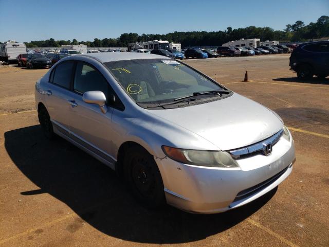Salvage cars for sale from Copart Longview, TX: 2008 Honda Civic LX