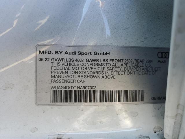 2022 AUDI RS3 WUAG4DGY1NA907303