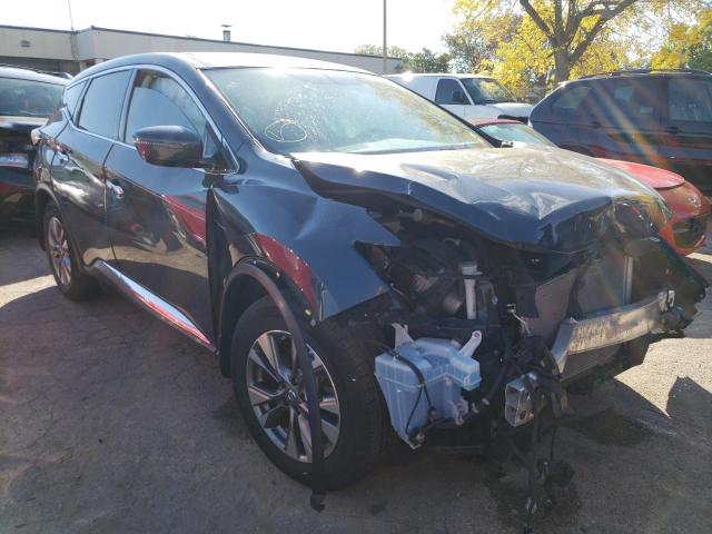 Salvage cars for sale from Copart Wheeling, IL: 2016 Nissan Murano S