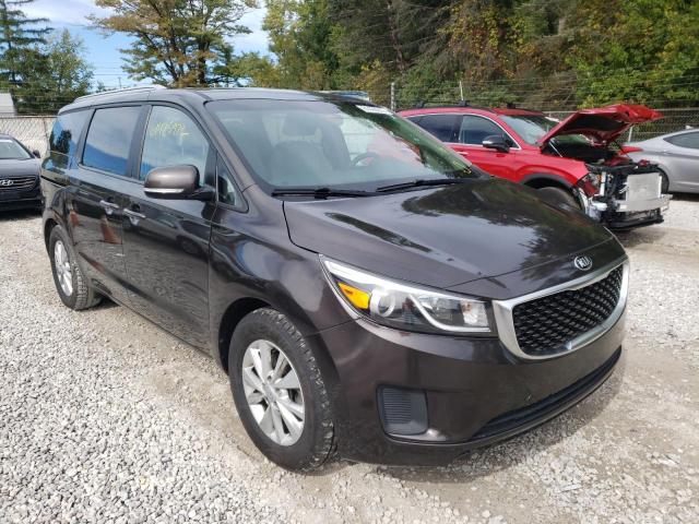 Salvage cars for sale from Copart Northfield, OH: 2016 KIA Sedona LX