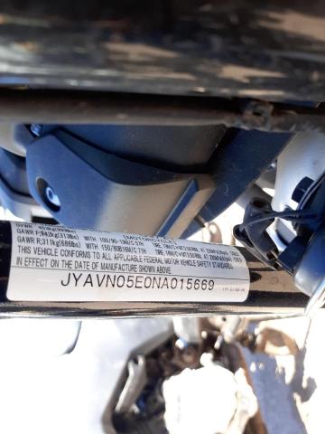 2022 YAMAHA XVS950 CUD JYAVN05E0NA015669