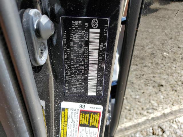 2022 TOYOTA AVALON LIM 4T1DA1AB3NU012238