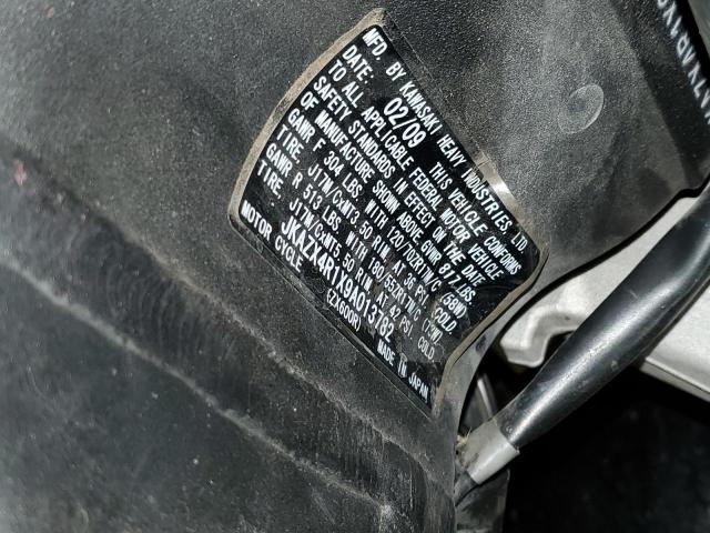 2009 KAWASAKI ZX600 R - JKAZX4R1X9A013782