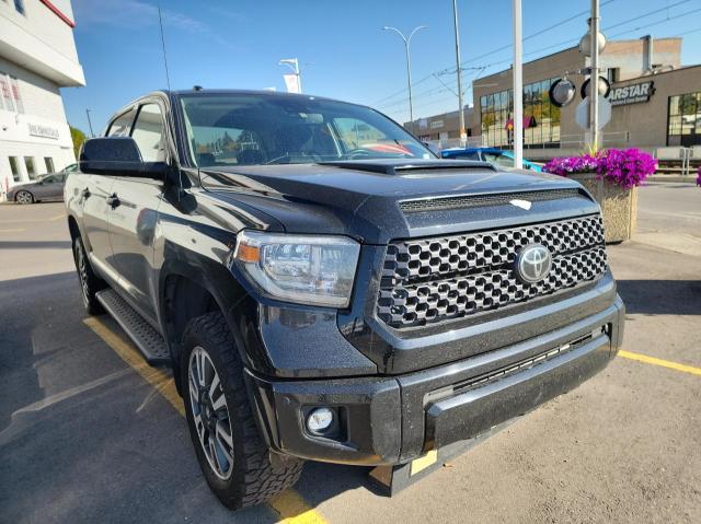 Salvage cars for sale from Copart Rocky View County, AB: 2018 Toyota Tundra CRE