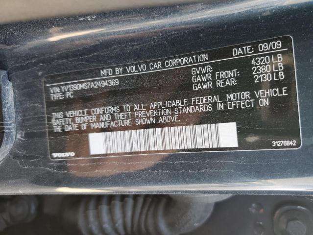 2010 VOLVO S40 2.4I - YV1390MS7A2494369