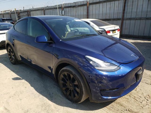 Salvage cars for sale from Copart Los Angeles, CA: 2021 Tesla Model Y