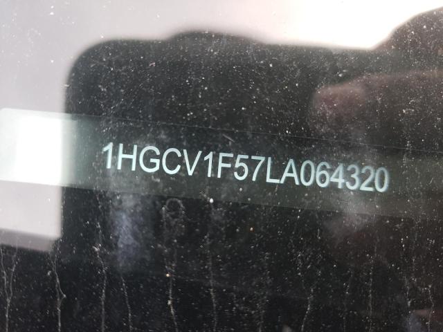2020 HONDA ACCORD EXL 1HGCV1F57LA064320