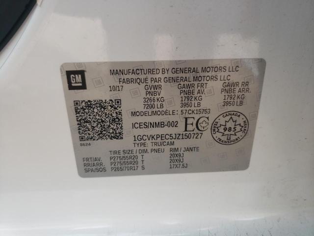 2018 CHEVROLET SILVRDO LT 1GCVKPEC5JZ150727