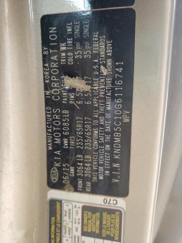 KNDMB5C10G6116741 KIA SEDONA LX