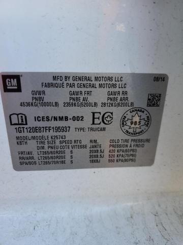 2015 GMC SIERRA 1GT120E87FF195937
