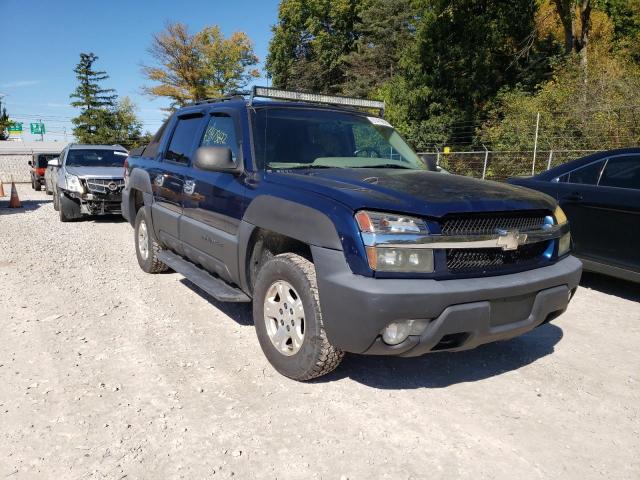 Salvage cars for sale from Copart Northfield, OH: 2002 Chevrolet Avalanche