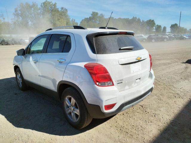 VIN: KL7CJLSB0JB657815 Auction: COPART Lot: 60213722 Location: MI - FLINT KL7CJLSB0JB657815 CHEVROLET TRAX 2018 WHITE Photo 3