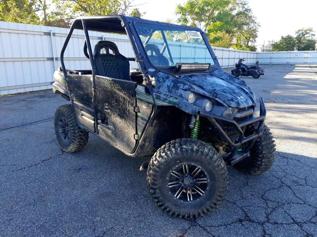 Salvage cars for sale from Copart West Mifflin, PA: 2018 Kawasaki KRF800 G
