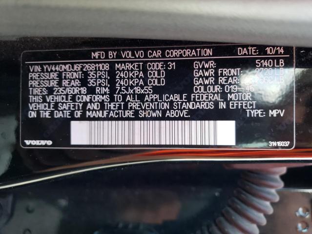 2015 VOLVO XC60 T5 YV440MDJ6F2681108