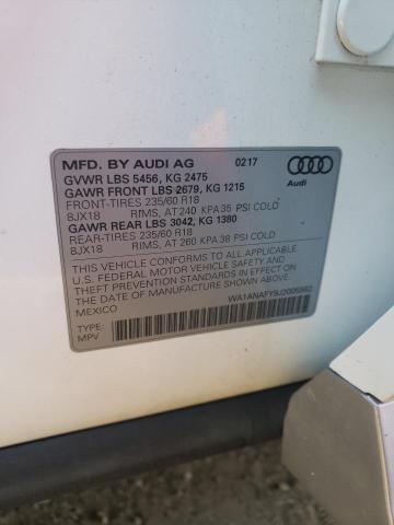 WA1ANAFY9J2005562 Audi Q5 PREMIUM