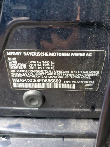 2015 BMW 535 D XDRI WBAFV3C54FD686689