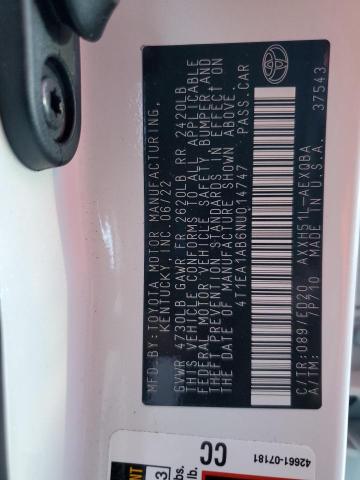 2022 TOYOTA AVALON NIG 4T1EA1AB6NU014747