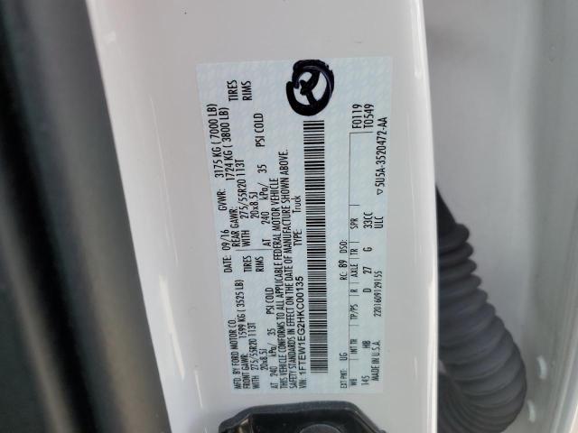 2017 FORD 150 1FTEW1EG2HKC00135