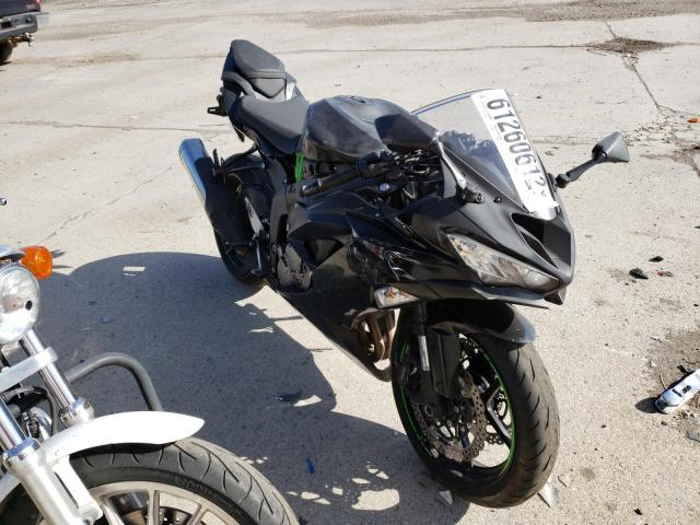 Salvage cars for sale from Copart Woodhaven, MI: 2021 Kawasaki ZX636 K