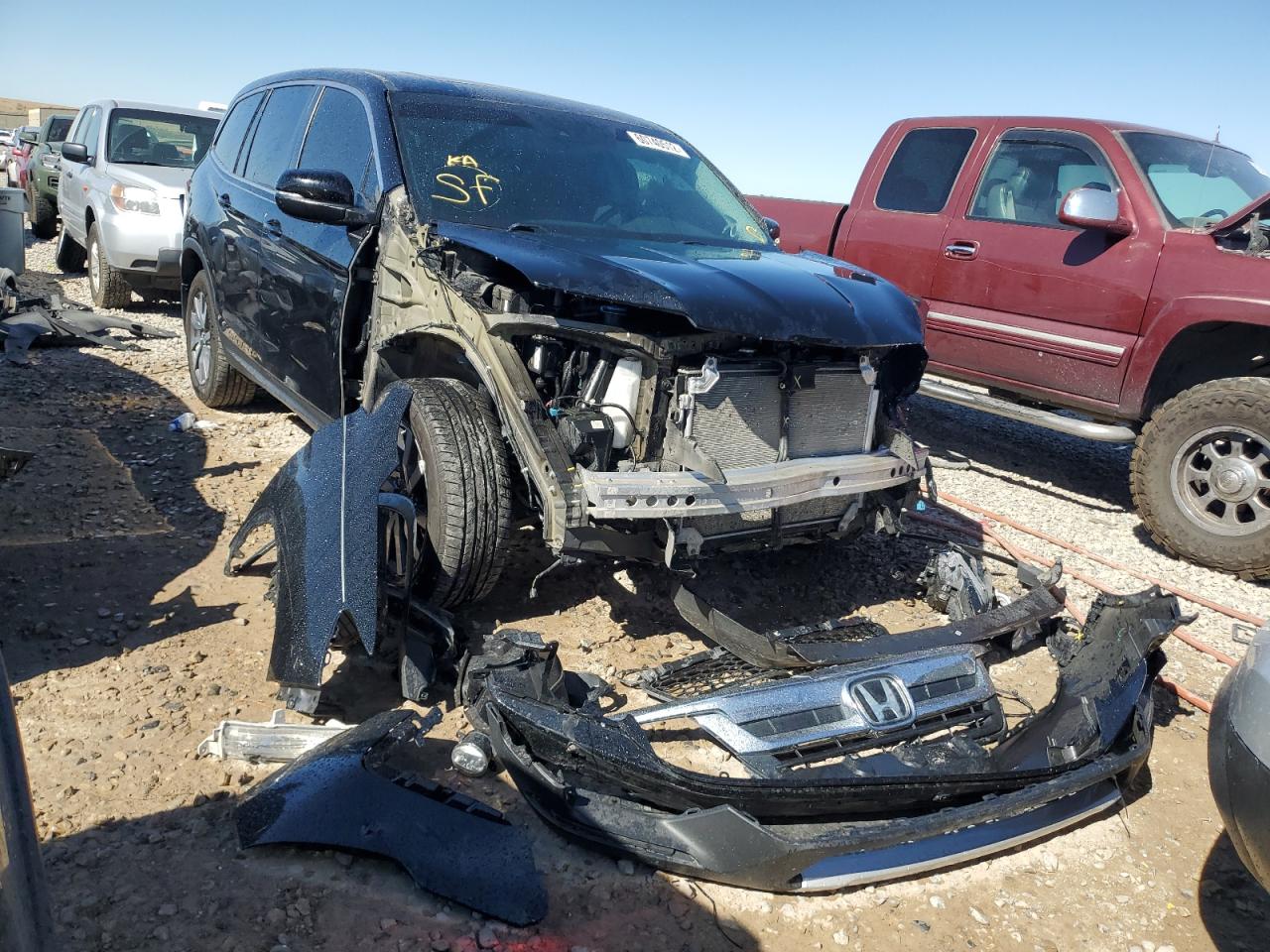 5FNYF6H57KB007617 HONDA PILOT EXL 2019