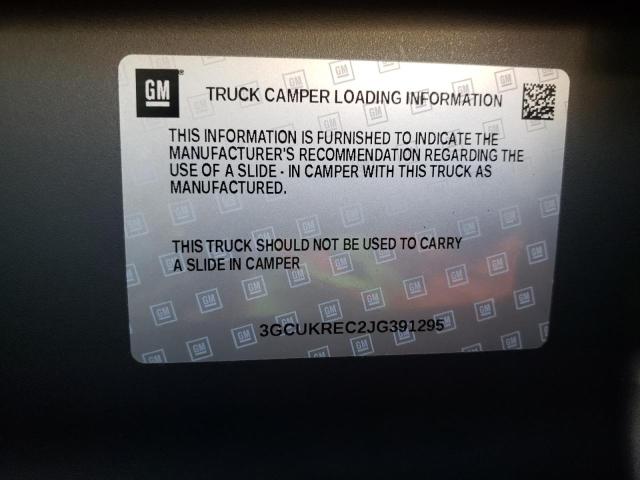 2018 CHEVROLET SILVERADO2 3GCUKREC2JG391295