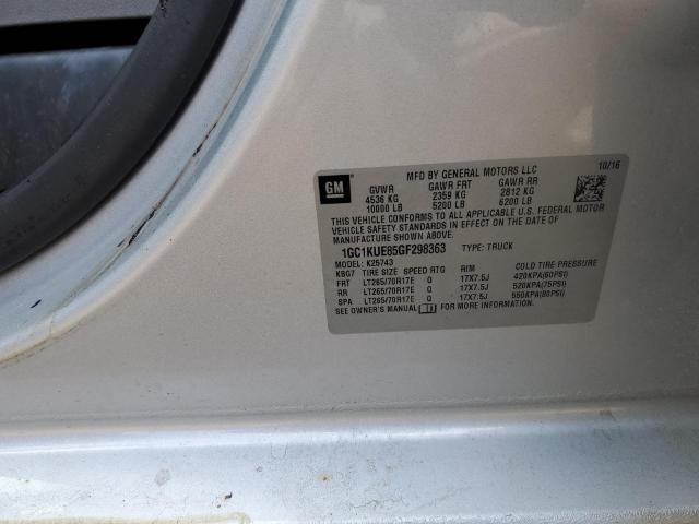 2016 CHEVROLET SILV2500 2 1GC1KUE85GF298363