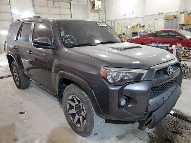 Salvage cars for sale from Copart Columbia, MO: 2017 Toyota 4runner SR
