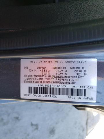 2015 MAZDA 6 SPORT - JM1GJ1U58F1186865