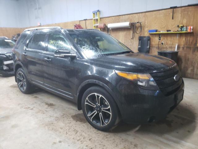 Salvage cars for sale from Copart Kincheloe, MI: 2015 Ford Explorer S