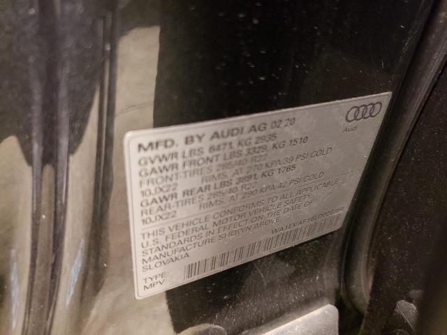 2020 AUDI Q8 PREMIUM WA1EVAF16LD020354