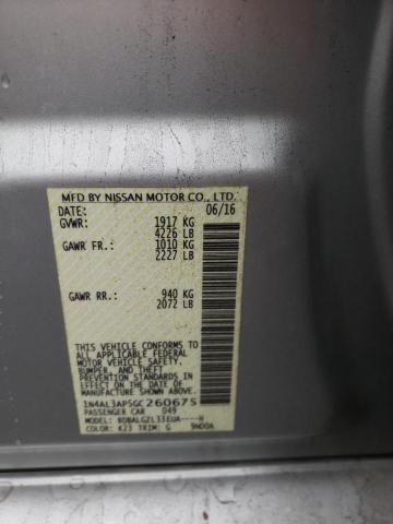 1N4AL3AP5GC260675 Nissan ALTIMA 2.5