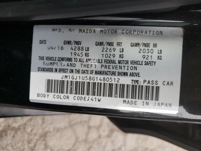 2016 MAZDA 6 SPORT - JM1GJ1U58G1480512