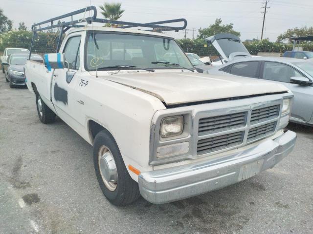 Salvage cars for sale from Copart San Martin, CA: 1992 Dodge D-SERIES D