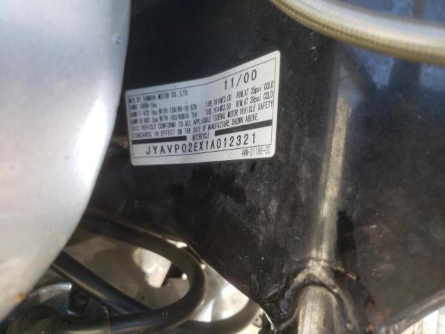 2001 YAMAHA XV1600 AL JYAVP02EX1A012321