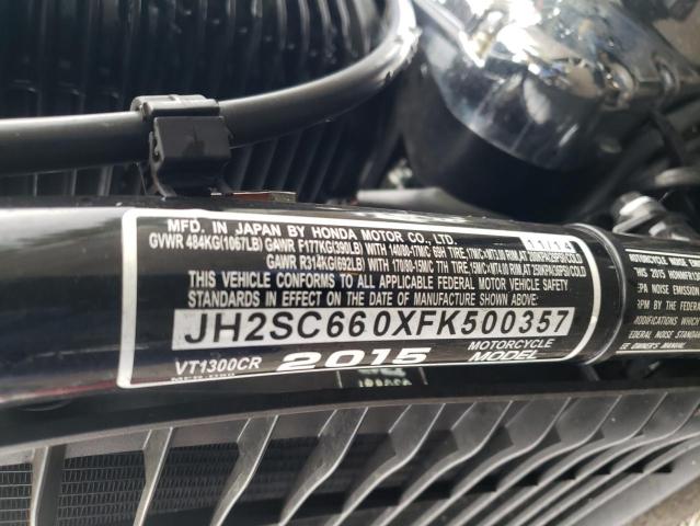 2015 HONDA VT1300 CR JH2SC660XFK500357