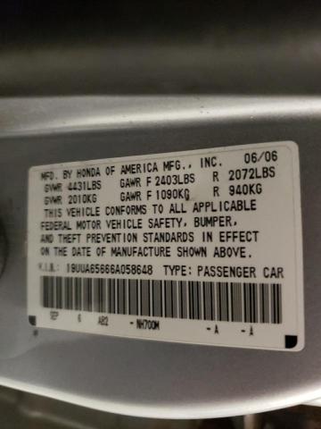 19UUA65666A058648 Acura 3.2TL