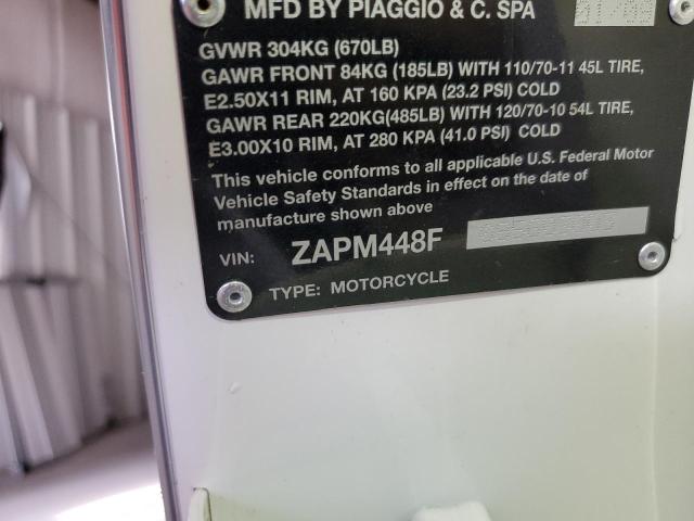 2009 VESPA LX 150 ZAPM448F095603003