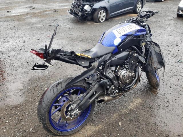 2018 YAMAHA MT07 JYARM27E6JA001363