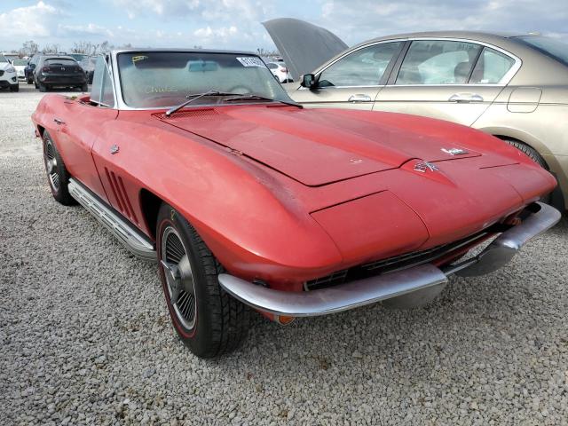 Chevrolet Corvette salvage cars for sale: 1966 Chevrolet Corvette