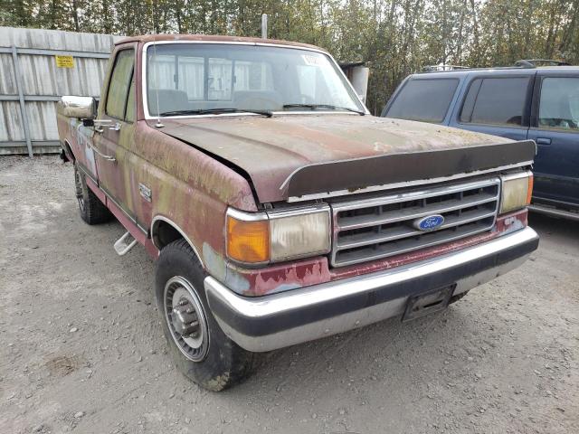 Ford F250 salvage cars for sale: 1989 Ford F250