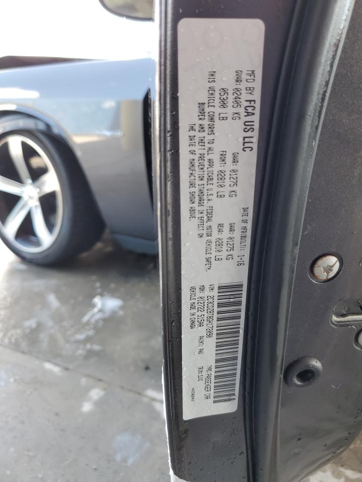 2016 Dodge Challenger R/T VIN: 2C3CDZBT8GH172090 Lot: 60881512