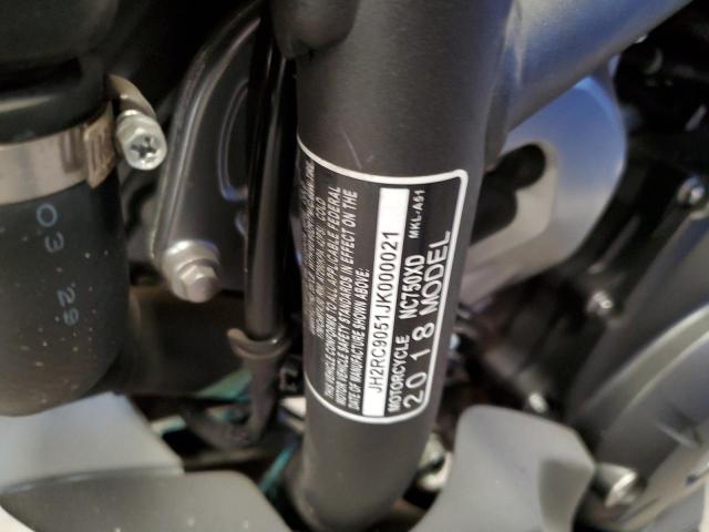 2018 HONDA NC750 XD JH2RC9051JK000021